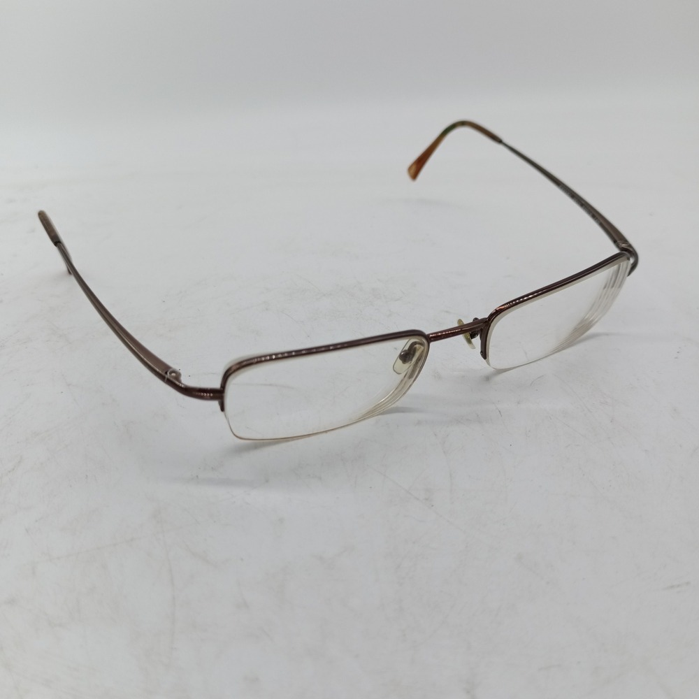 Ray-Ban RB6061 2511 Brown Half Rim Rectangular Eyeglasses Frames Only 113